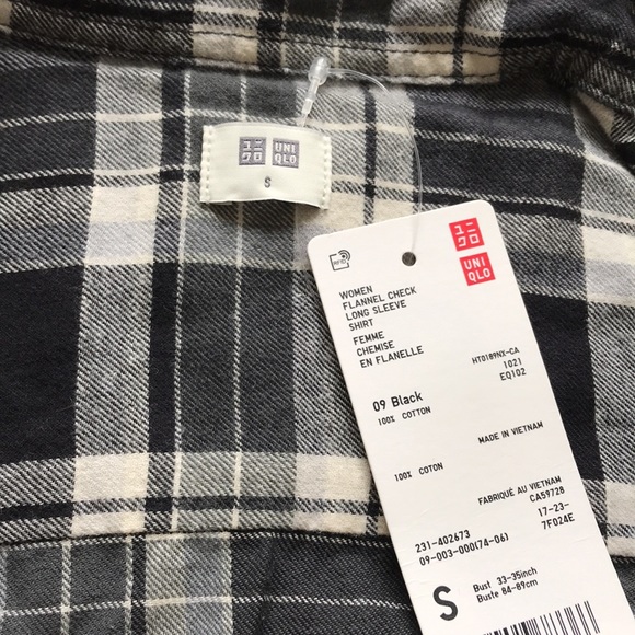 BNWT Uniqlo Flannel Shirt - Picture 4 of 4